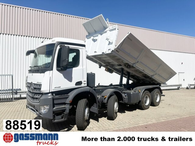 Mercedes-Benz Arocs 4142/45 K 8x4/4, Meiller Bordmatik links - قلابات: صور 1 Mercedes-Benz Arocs 4142/45 K 8x4/4, Meiller Bordmatik links - قلابات: صور 1