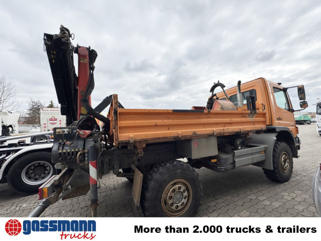 الشاسيه شاحنة, شاحنة كرين Mercedes-Benz Atego 1023 A 4x4, Einzelbereifung, Heckkran: صور 9
