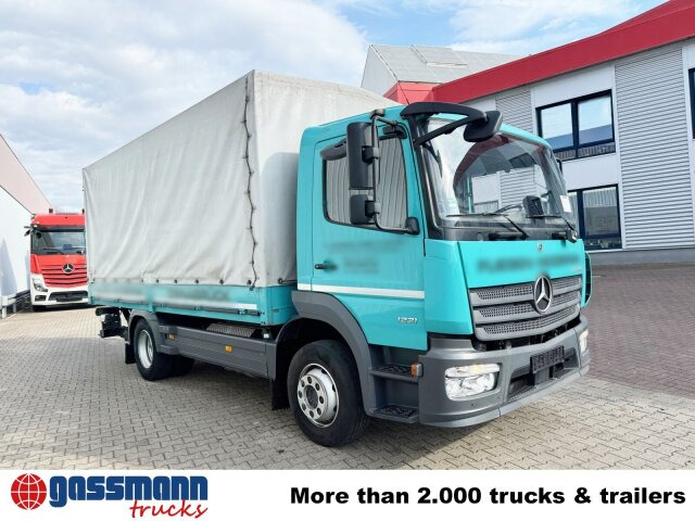 شاحنات مسطحة Mercedes-Benz Atego 1221 L 4x2 mit LBW BÄR: صور 9