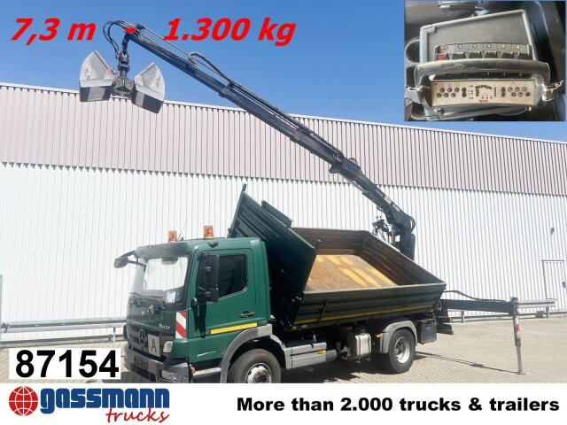 Mercedes-Benz Atego 1624/27 4x2, Heckkran Hiab 099 BS-2 HiDuo, - قلابات, شاحنة كرين: صور 1 Mercedes-Benz Atego 1624/27 4x2, Heckkran Hiab 099 BS-2 HiDuo, - قلابات, شاحنة كرين: صور 1