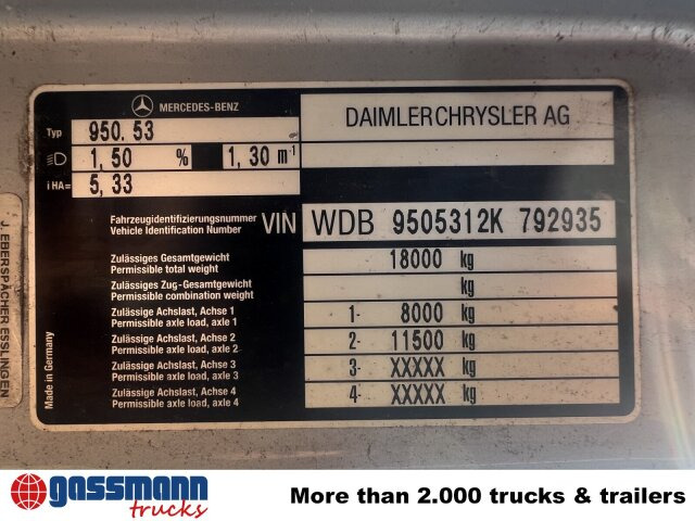 Mercedes-Benz Atego 1828 L 4x2, Rechtslenker, - الشاسيه شاحنة: صور 4 Mercedes-Benz Atego 1828 L 4x2, Rechtslenker, - الشاسيه شاحنة: صور 4