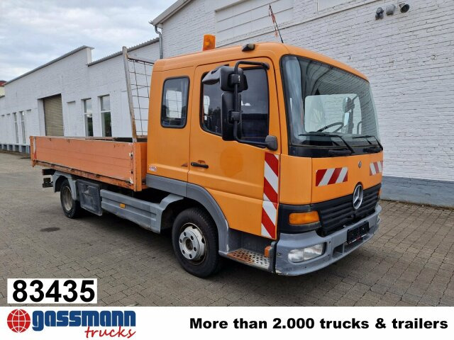 Mercedes-Benz Atego 815 4x2, 2x AHK - شاحنات مسطحة: صور 1 Mercedes-Benz Atego 815 4x2, 2x AHK - شاحنات مسطحة: صور 1
