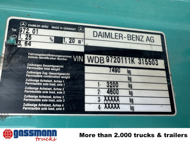 Mercedes-Benz Atego 815 K 4x2, 2x AHK - قلابات: صور 3 Mercedes-Benz Atego 815 K 4x2, 2x AHK - قلابات: صور 3