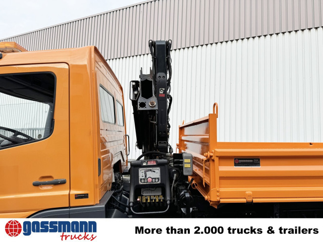 Mercedes-Benz Atego 815 K 4x2 mit Kran Hiab 055 B-1 CL - قلابات, شاحنة كرين: صور 2 Mercedes-Benz Atego 815 K 4x2 mit Kran Hiab 055 B-1 CL - قلابات, شاحنة كرين: صور 2