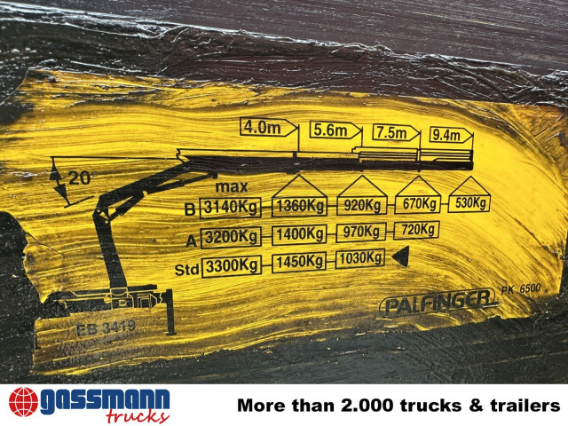 Mercedes-Benz Atego 818 K 4x2 mit Kran Palfinger PK 6500, 2x - قلابات, شاحنة كرين: صور 2 Mercedes-Benz Atego 818 K 4x2 mit Kran Palfinger PK 6500, 2x - قلابات, شاحنة كرين: صور 2