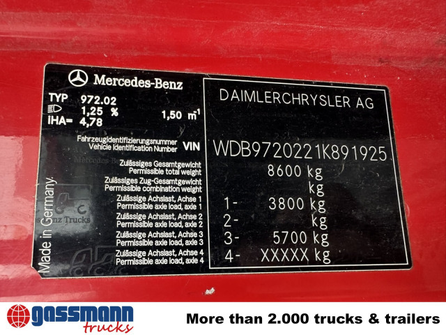 Mercedes-Benz Atego 818 K 4x2 mit Kran Palfinger PK 6500, 2x - قلابات, شاحنة كرين: صور 5 Mercedes-Benz Atego 818 K 4x2 mit Kran Palfinger PK 6500, 2x - قلابات, شاحنة كرين: صور 5