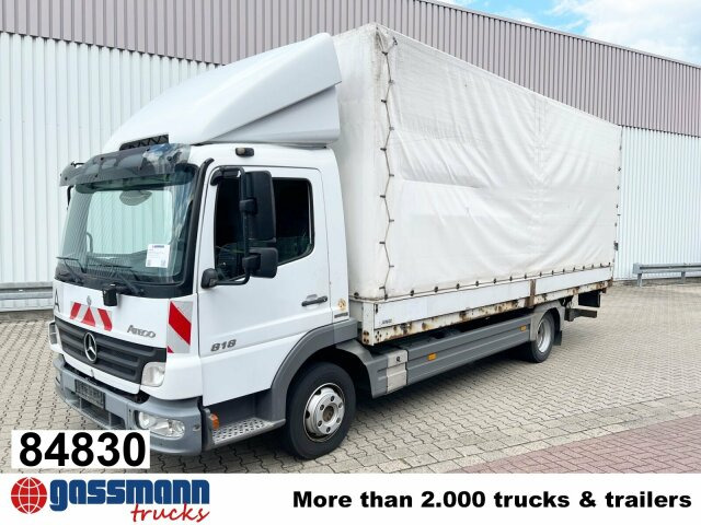 Mercedes-Benz Atego 818 L 4x2 mit LBW BÄR - شاحنات مسطحة: صور 1 Mercedes-Benz Atego 818 L 4x2 mit LBW BÄR - شاحنات مسطحة: صور 1