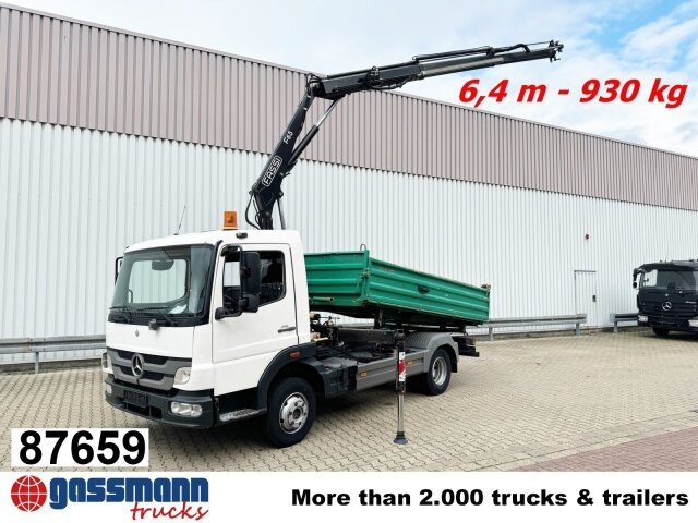 Mercedes-Benz Atego 918 KK 4x2, 2x AHK, Kran Fassi F65 - قلابات, شاحنة كرين: صور 1 Mercedes-Benz Atego 918 KK 4x2, 2x AHK, Kran Fassi F65 - قلابات, شاحنة كرين: صور 1