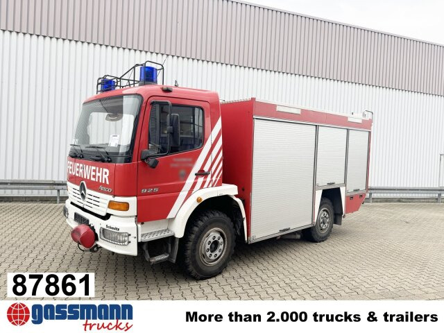 Mercedes-Benz Atego 925 4x4, Seilwinde, Einzelbereifung, - المطافئ: صور 1 Mercedes-Benz Atego 925 4x4, Seilwinde, Einzelbereifung, - المطافئ: صور 1