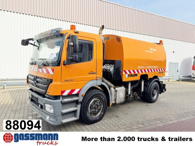 Mercedes-Benz Axor 1829 4x2, Zweiweg Z200, Kehrmaschine Faun - شاحنة: صور 1 Mercedes-Benz Axor 1829 4x2, Zweiweg Z200, Kehrmaschine Faun - شاحنة: صور 1