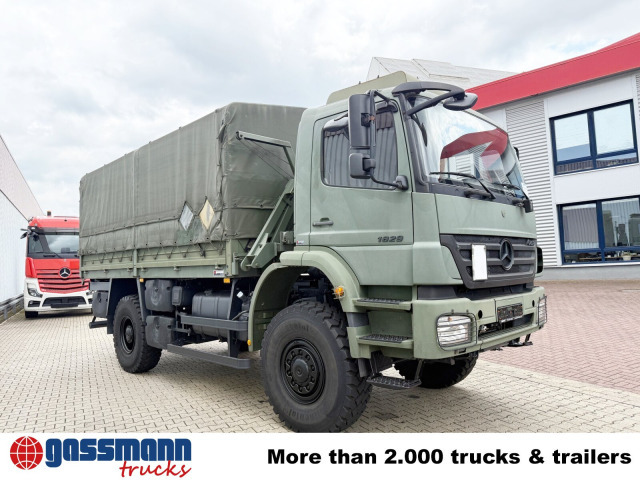 شاحنات مسطحة Mercedes-Benz Axor 1829 A 4x4, Ex-: صور 9