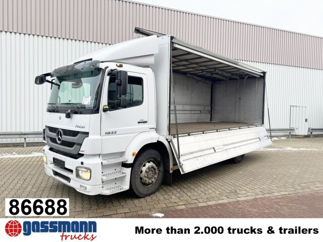 Mercedes-Benz Axor 1833 L 4x2, Getränkekoffer - بصندوق مغلق شاحنة: صور 1 Mercedes-Benz Axor 1833 L 4x2, Getränkekoffer - بصندوق مغلق شاحنة: صور 1