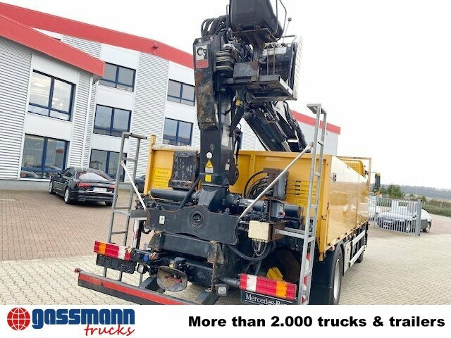 شاحنات مسطحة, شاحنة كرين Mercedes-Benz Axor 1833 L 4x2 mit Heckkran Hiab XS 133 K-2: صور 10