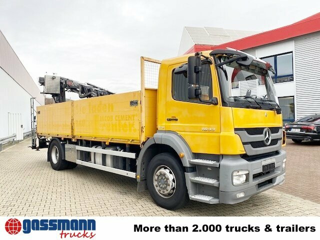 شاحنات مسطحة, شاحنة كرين Mercedes-Benz Axor 1833 L 4x2 mit Heckkran Hiab XS 133 K-2: صور 9