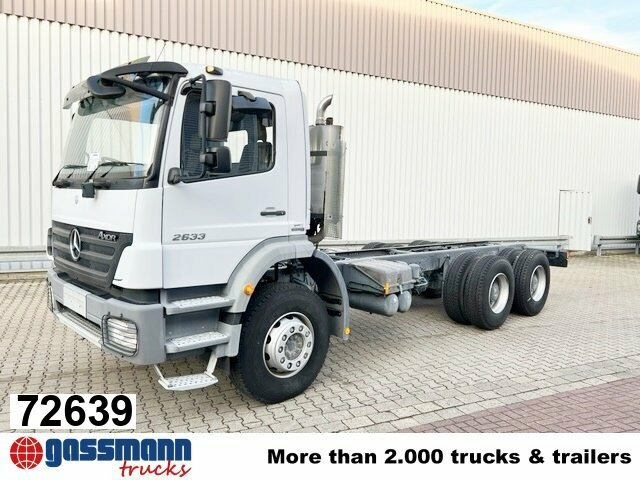 Mercedes-Benz Axor 2633 K 6x4 RHD - الشاسيه شاحنة: صور 1 Mercedes-Benz Axor 2633 K 6x4 RHD - الشاسيه شاحنة: صور 1