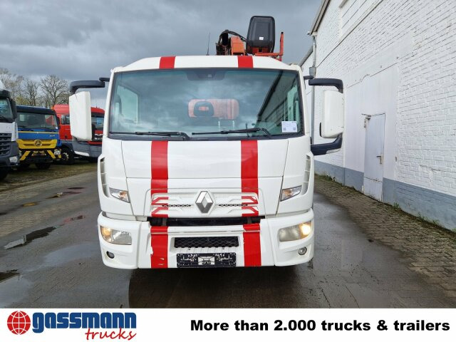شاحنات مسطحة, شاحنة كرين Renault D 180.75 4x2 mit Kran Palfinger PK6001: صور 9