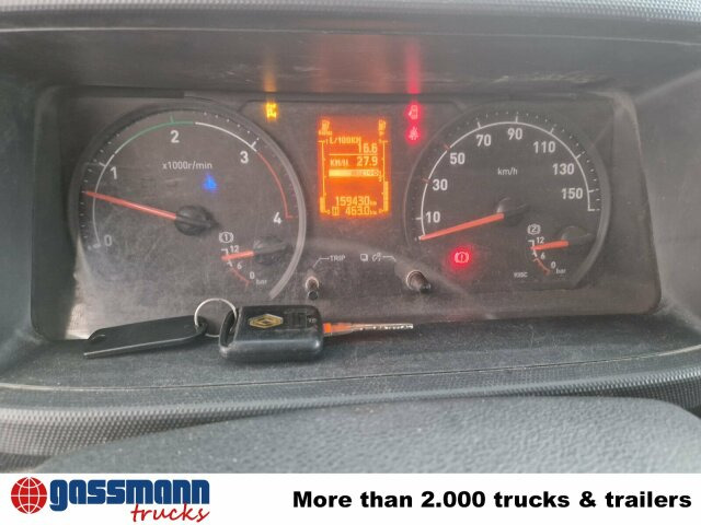 شاحنات مسطحة, شاحنة كرين Renault D 180.75 4x2 mit Kran Palfinger PK6001: صور 11