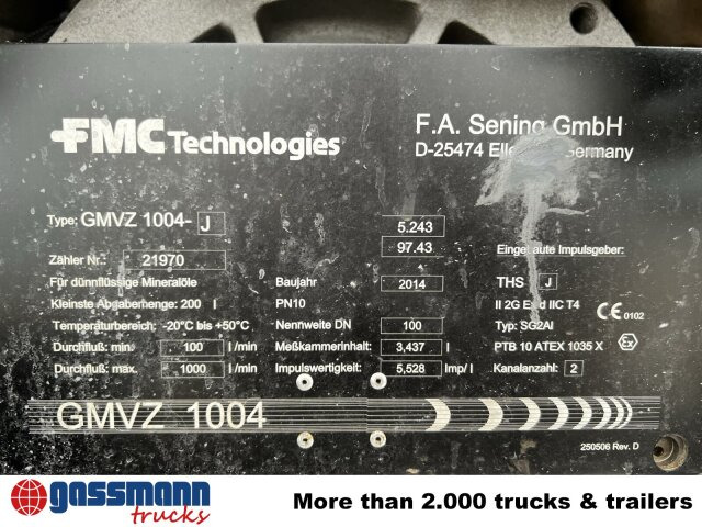 Scania R450 4x2, Retarder, ADR, Rohr Tank, ca. 14400l - شاحنة صهريج: صور 4 Scania R450 4x2, Retarder, ADR, Rohr Tank, ca. 14400l - شاحنة صهريج: صور 4