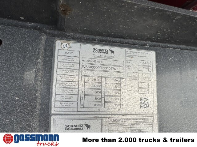 قلابة نصف مقطورة Schmitz Cargobull SKI 24 SL 7.2, Alumulde ca. 24m³, Liftachse,: صور 8