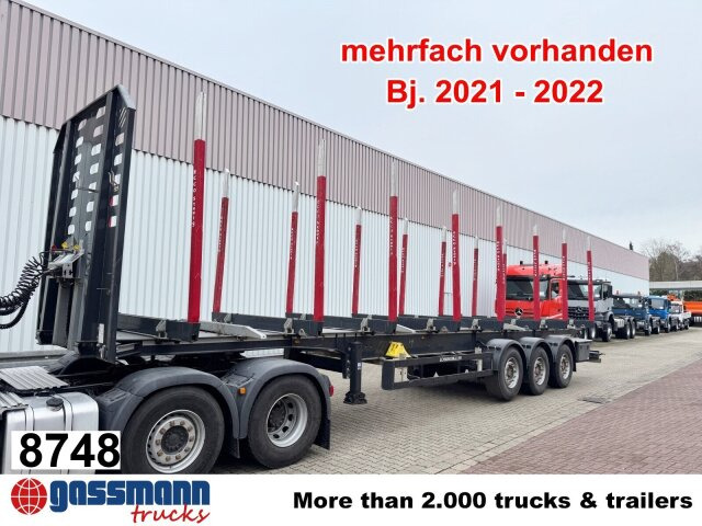 Schwarzmüller 3-Achs Holzauflieger, Liftachse, MEHRFACH - نصف مقطورة اخشاب: صور 1 Schwarzmüller 3-Achs Holzauflieger, Liftachse, MEHRFACH - نصف مقطورة اخشاب: صور 1
