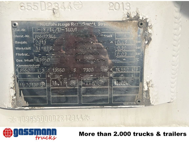 TAL 44.0/11-27, 43.950l, 4 Kammern, - نصف مقطورة صهريج: صور 3 TAL 44.0/11-27, 43.950l, 4 Kammern, - نصف مقطورة صهريج: صور 3