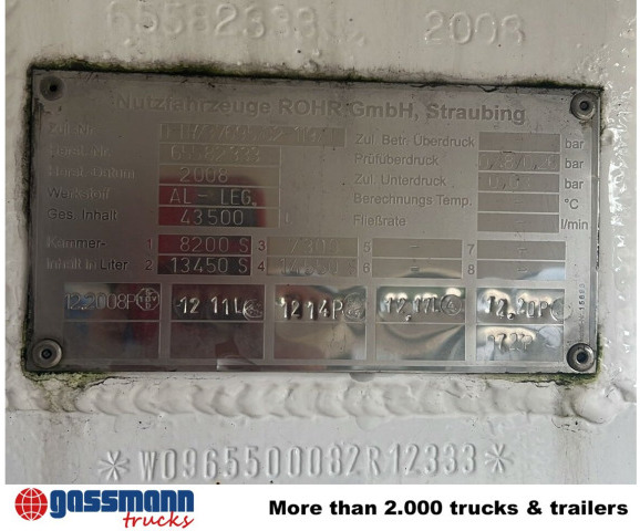 TAL-A-ZE 44,0, 43.500l, 4 Kammern, - نصف مقطورة صهريج: صور 3 TAL-A-ZE 44,0, 43.500l, 4 Kammern, - نصف مقطورة صهريج: صور 3