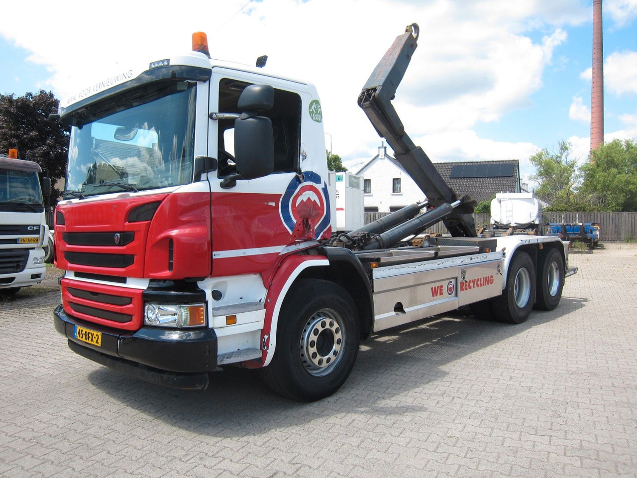 Scania P410 CB6X2 HSA Hyva 22T Haken E6 Liftachse - شاحنة ذات الخطاف: صور 2 Scania P410 CB6X2 HSA Hyva 22T Haken E6 Liftachse - شاحنة ذات الخطاف: صور 2