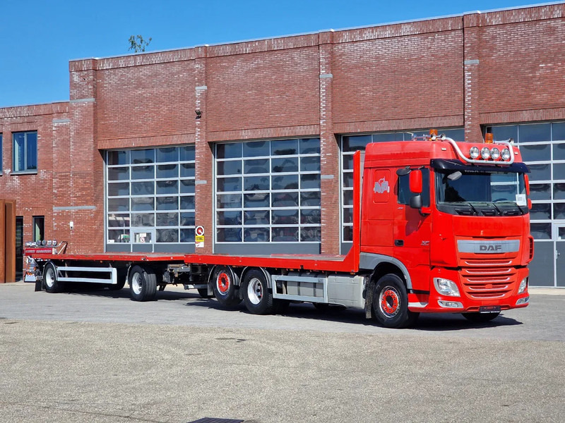 DAF XF 410 6x2 SpaceCab - Flatbed - Euro 6 + 2 axle trailer BPW - شاحنات مسطحة: صور 1 DAF XF 410 6x2 SpaceCab - Flatbed - Euro 6 + 2 axle trailer BPW - شاحنات مسطحة: صور 1