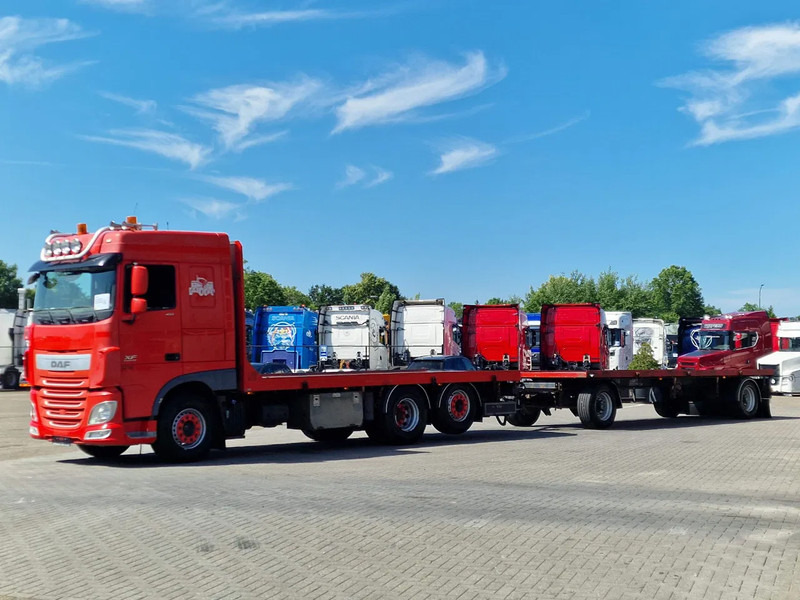 DAF XF 410 6x2 SpaceCab - Flatbed - Euro 6 + 2 axle trailer BPW - شاحنات مسطحة: صور 3 DAF XF 410 6x2 SpaceCab - Flatbed - Euro 6 + 2 axle trailer BPW - شاحنات مسطحة: صور 3