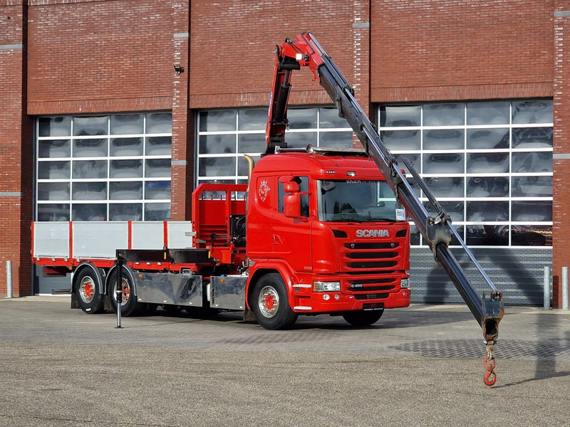 Scania G450 6x2*4 - HMF 2620 K5 Crane with remote - Retarder - Steering axle - شاحنة كرين: صور 1 Scania G450 6x2*4 - HMF 2620 K5 Crane with remote - Retarder - Steering axle - شاحنة كرين: صور 1