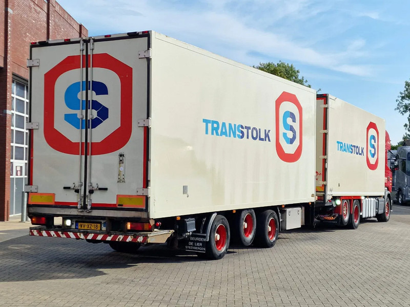 مبردة شاحنة Scania R580 Topline 6x2*4 Frigo + Burg trailer - Retarder - Steering axle - Night clima: صور 7