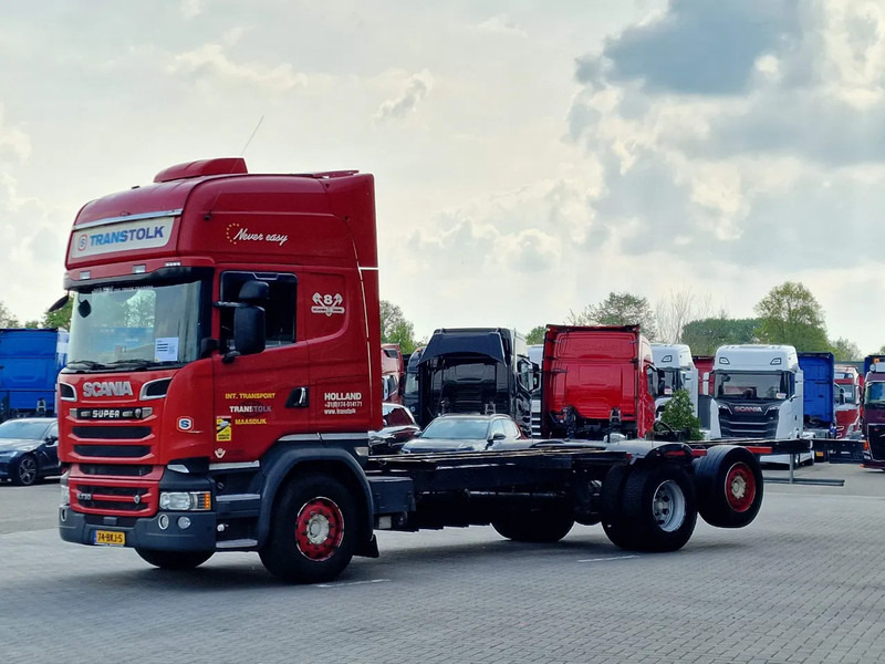 Scania R730 Topline 6x2*4 - Retarder - King of the Road - Night clima - Steering axle - Leather - الشاسيه شاحنة: صور 3 Scania R730 Topline 6x2*4 - Retarder - King of the Road - Night clima - Steering axle - Leather - الشاسيه شاحنة: صور 3