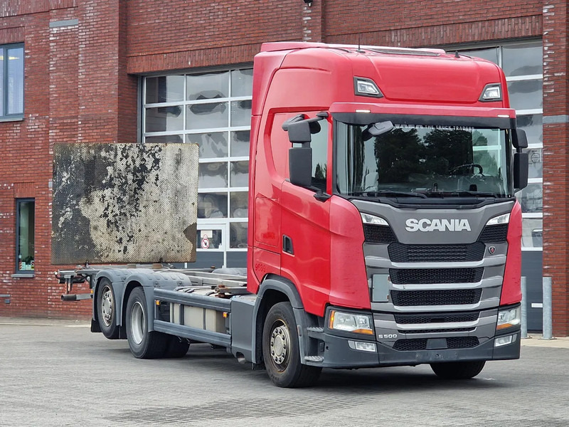 Scania S500 NGS Highline 6x2 - BDF - Full air - Loadlift - Navi - Retarder - شاحنات الحاويات/ جسم علوي قابل للتغيير شاحنة: صور 1 Scania S500 NGS Highline 6x2 - BDF - Full air - Loadlift - Navi - Retarder - شاحنات الحاويات/ جسم علوي قابل للتغيير شاحنة: صور 1