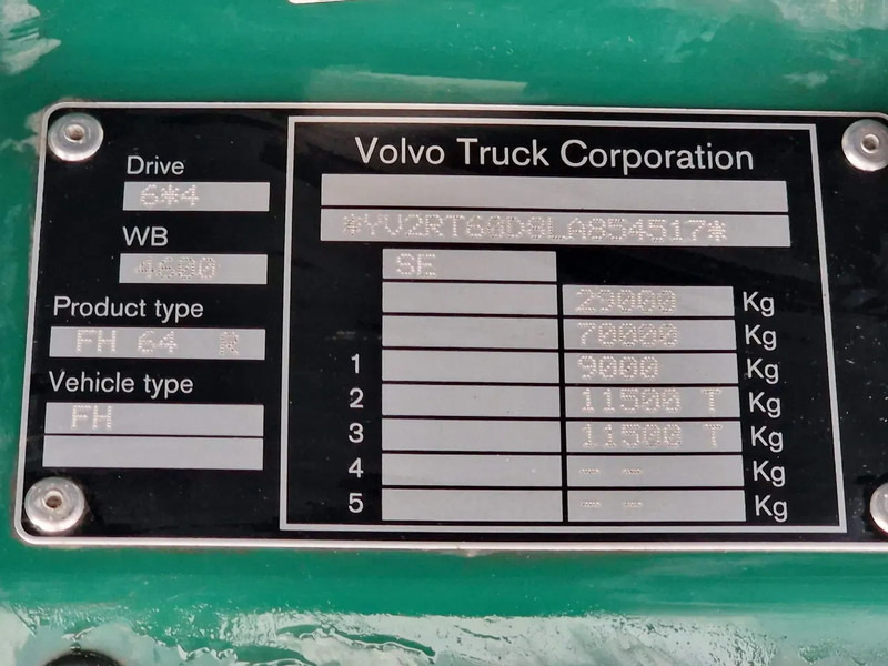 شاحنة قطع الأشجار, شاحنة كرين Volvo FH 13.540 6x4 - HIAB / Loglift F125Z 80 Crane - Krane - Grua year 2019: صور 17