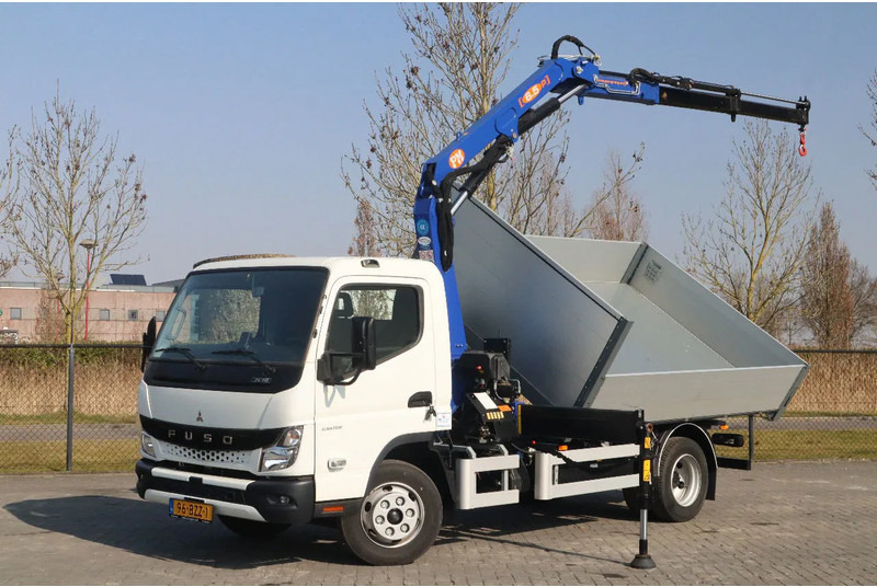 FUSO Canter 7C18 | 4X2 | 3-WAY TIPPER | PM 6.5 KRAN /CRANE - شاحنة كرين: صور 1 FUSO Canter 7C18 | 4X2 | 3-WAY TIPPER | PM 6.5 KRAN /CRANE - شاحنة كرين: صور 1