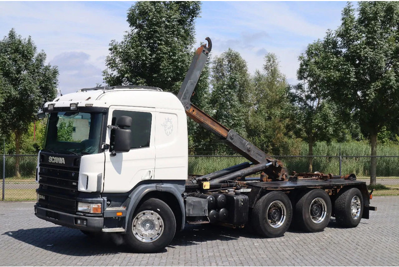 Scania P124-420 | 8X4 | HOOKLIFT | MANUAL | BIG AXLES | EURO 3 - شاحنة ذات الخطاف: صور 1 Scania P124-420 | 8X4 | HOOKLIFT | MANUAL | BIG AXLES | EURO 3 - شاحنة ذات الخطاف: صور 1