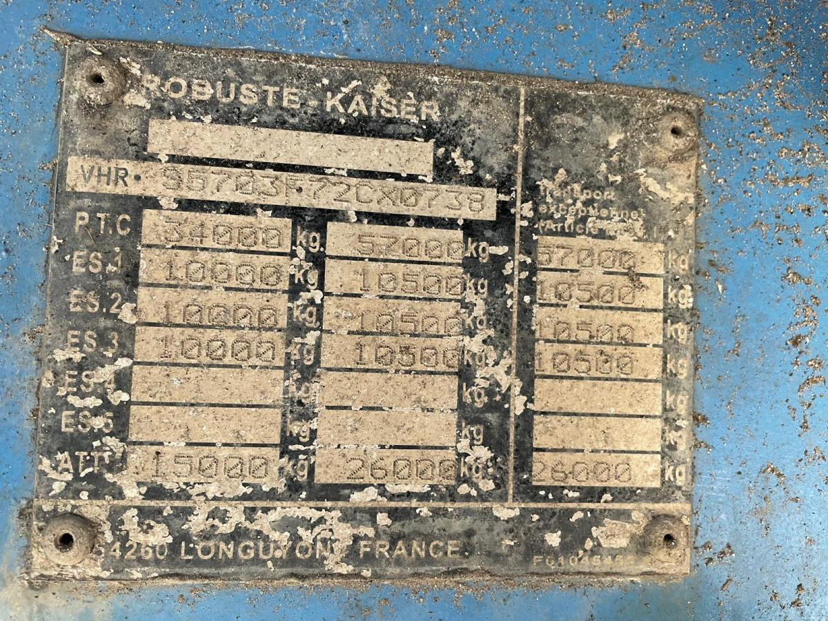 عربة مسطحة منخفضة نصف مقطورة Kaiser: صور 7 عربة مسطحة منخفضة نصف مقطورة Kaiser: صور 7