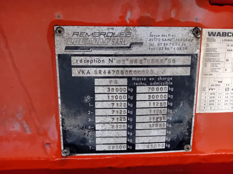 Louault - عربة مسطحة منخفضة نصف مقطورة: صور 3 Louault - عربة مسطحة منخفضة نصف مقطورة: صور 3