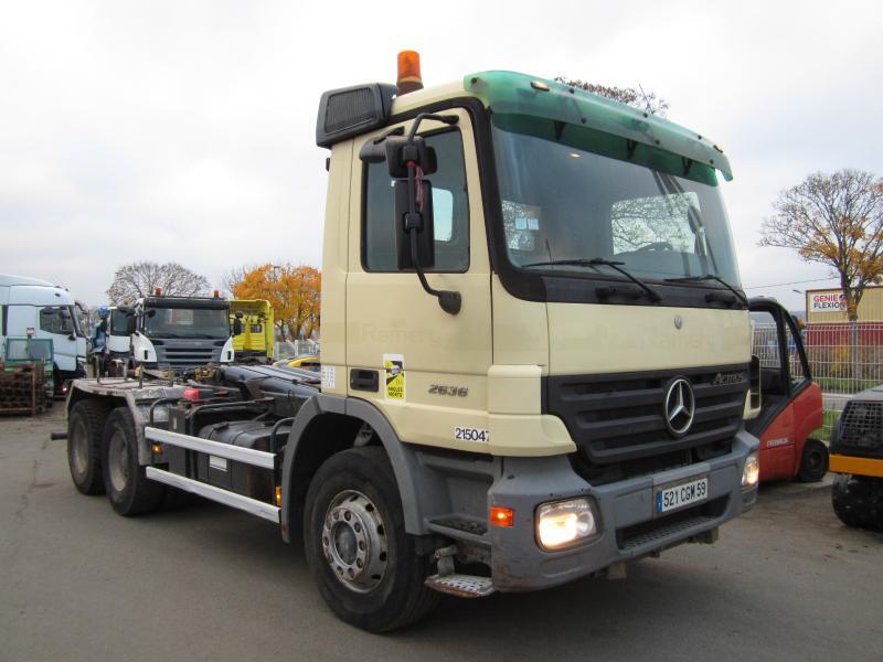 Mercedes Actros 2636 - شاحنة ذات الخطاف: صور 1 Mercedes Actros 2636 - شاحنة ذات الخطاف: صور 1