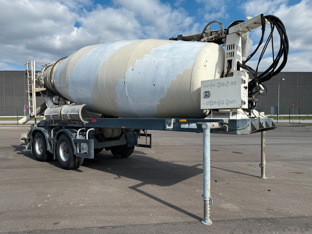 De Buf BM 12-36-2SPR w/ Belt Theam TSR15 / Beton - نصف مقطورة خلاطة خرسانة: صور 3 De Buf BM 12-36-2SPR w/ Belt Theam TSR15 / Beton - نصف مقطورة خلاطة خرسانة: صور 3