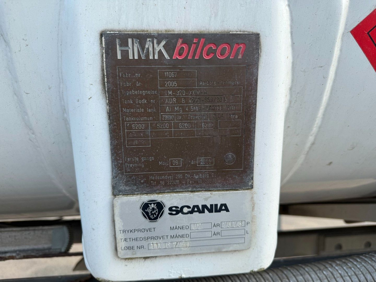 HMK Bilcon 23.800 L ADR Tank - شاحنة صهريج: صور 5 HMK Bilcon 23.800 L ADR Tank - شاحنة صهريج: صور 5