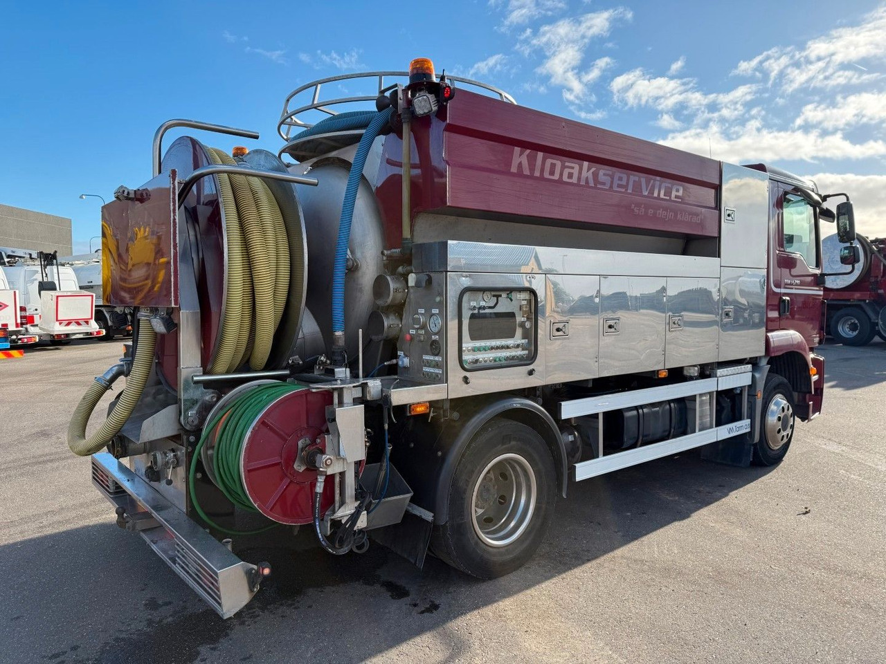 MAN TGM 14.250 VM-Tarm Stainless Steel 4000 l. Kombi - فراغ شاحنة: صور 3 MAN TGM 14.250 VM-Tarm Stainless Steel 4000 l. Kombi - فراغ شاحنة: صور 3