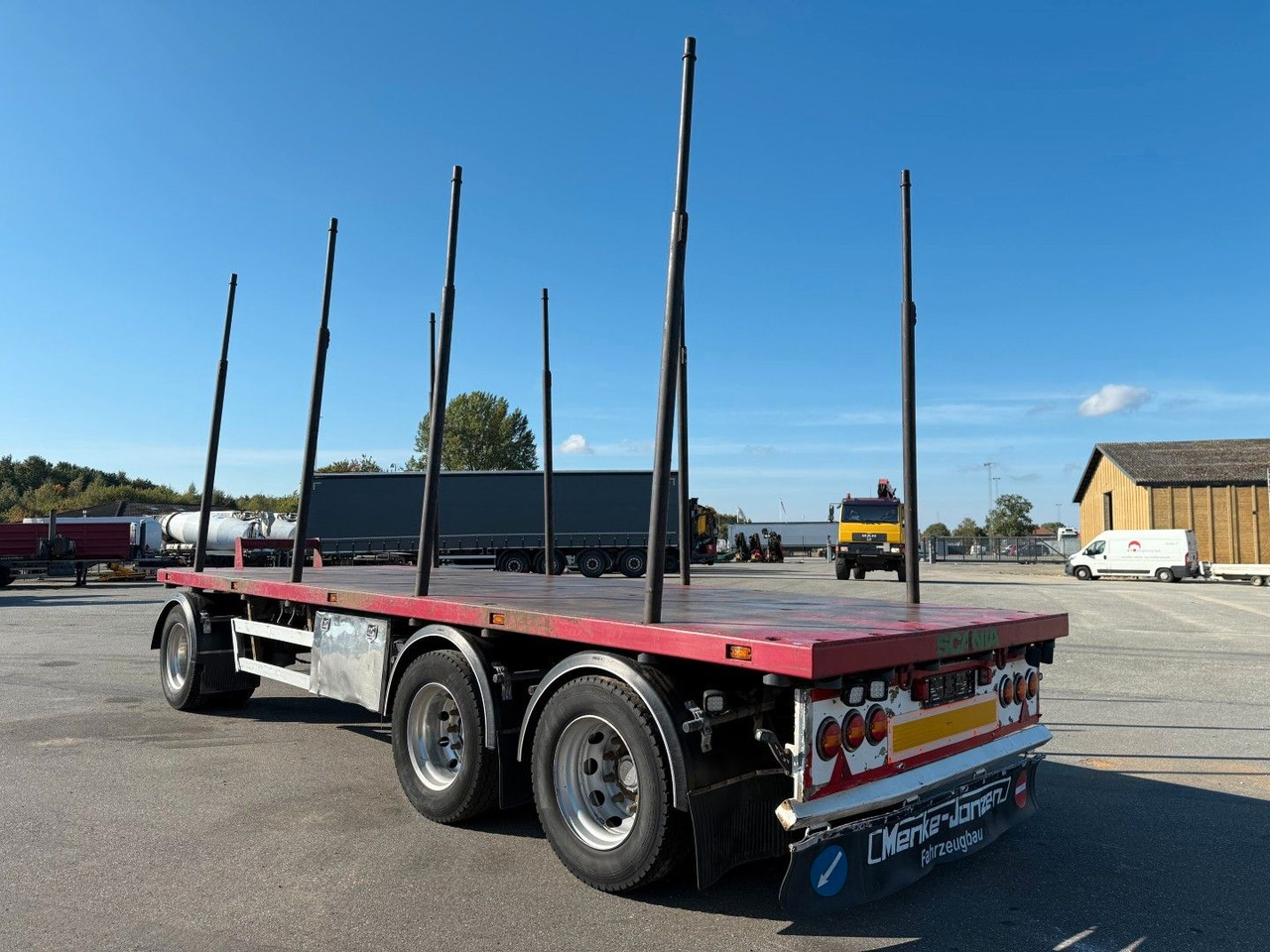 Menke-Janzen 24 t. 3 axle Woodtransport / Holztransport - مقطورة اخشاب: صور 4 Menke-Janzen 24 t. 3 axle Woodtransport / Holztransport - مقطورة اخشاب: صور 4