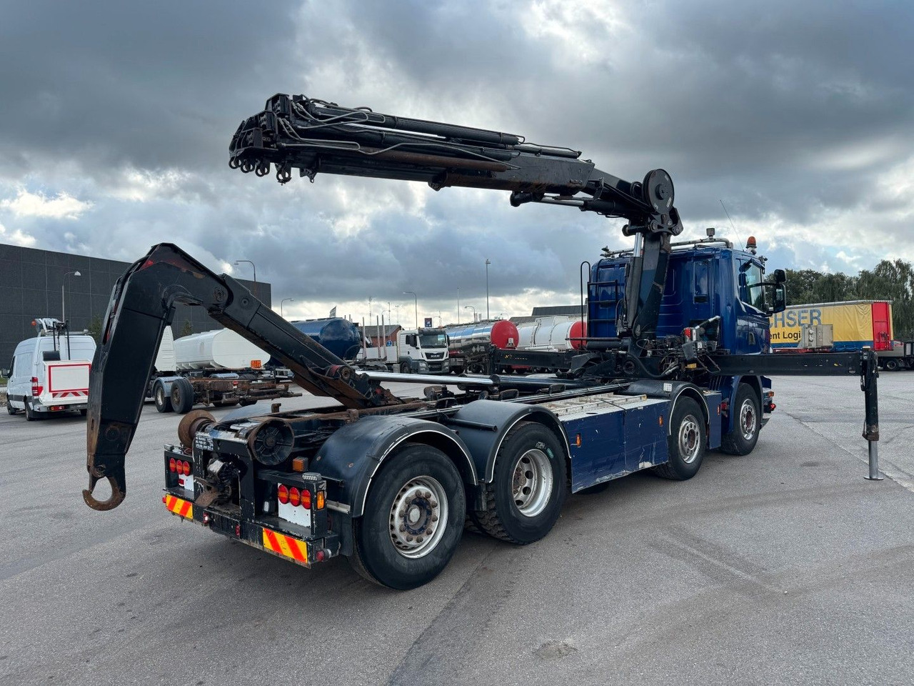 Scania G480 8x2*6 Hakenlift / Hiab 244 EP-5 Hipro - شاحنة كرين: صور 3 Scania G480 8x2*6 Hakenlift / Hiab 244 EP-5 Hipro - شاحنة كرين: صور 3
