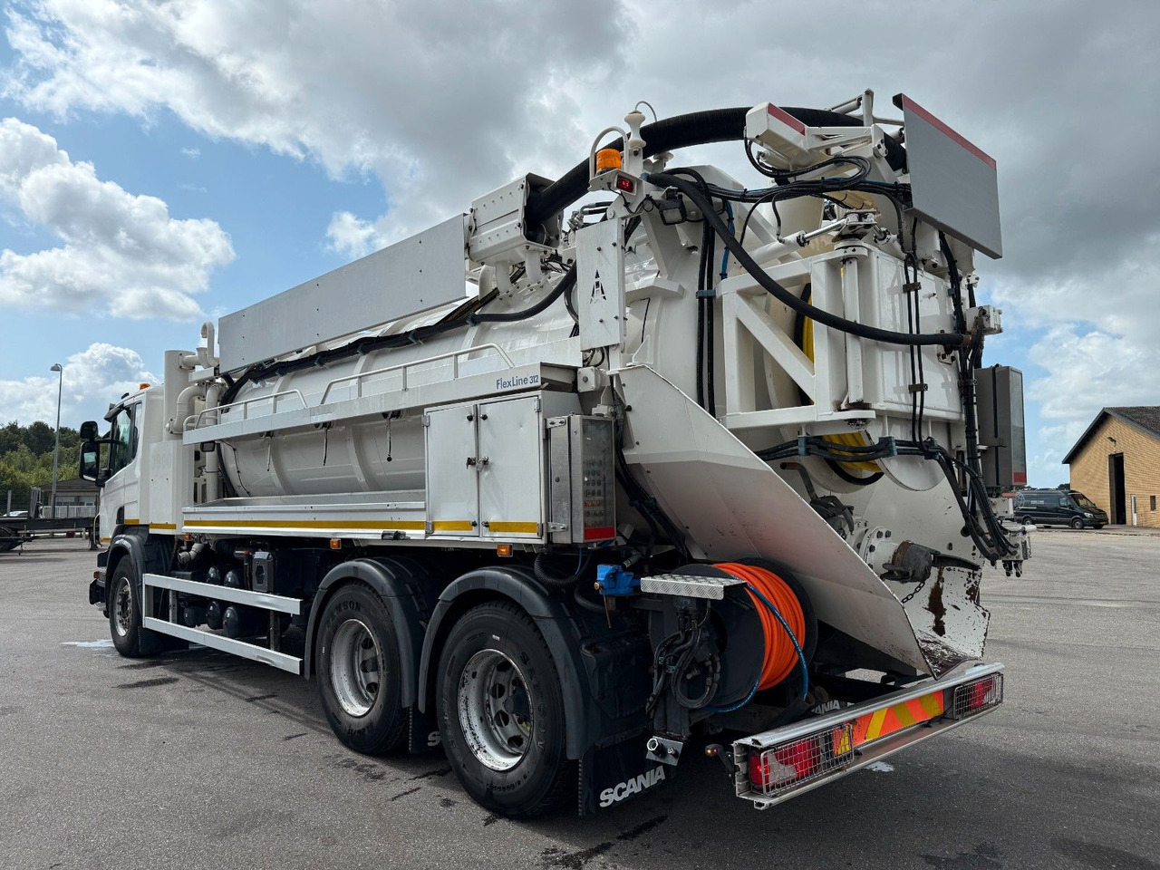 Scania P360 Euro 6 6x4 RHD Hvidtved Larsen FlexLine 312 - فراغ شاحنة: صور 3 Scania P360 Euro 6 6x4 RHD Hvidtved Larsen FlexLine 312 - فراغ شاحنة: صور 3