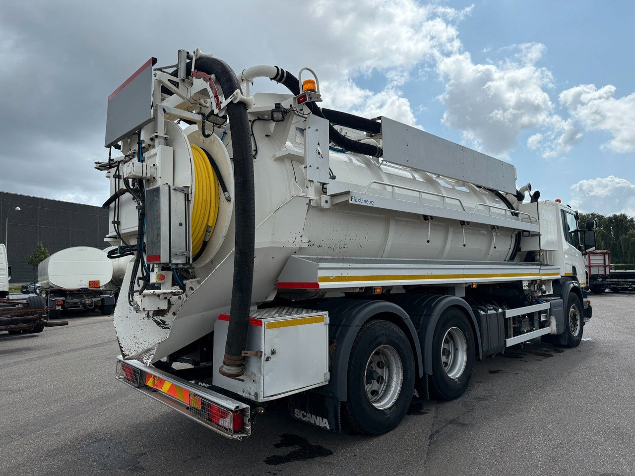 Scania P360 Euro 6 6x4 RHD Hvidtved Larsen FlexLine 312 - فراغ شاحنة: صور 4 Scania P360 Euro 6 6x4 RHD Hvidtved Larsen FlexLine 312 - فراغ شاحنة: صور 4