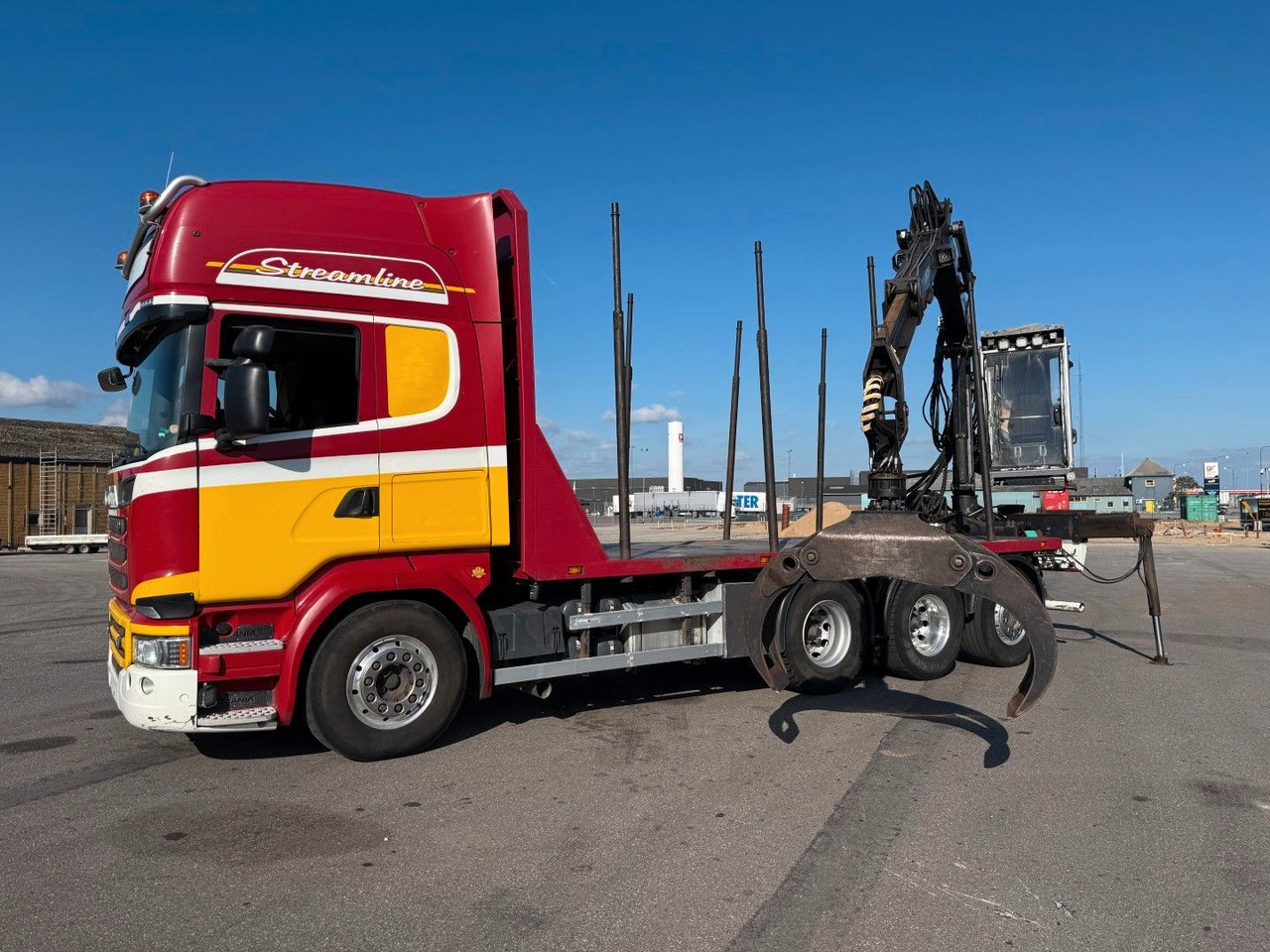 Scania R580 V8 8x4*4 Crane Kesla 21127 / Woodtransport - شاحنة كرين: صور 1 Scania R580 V8 8x4*4 Crane Kesla 21127 / Woodtransport - شاحنة كرين: صور 1
