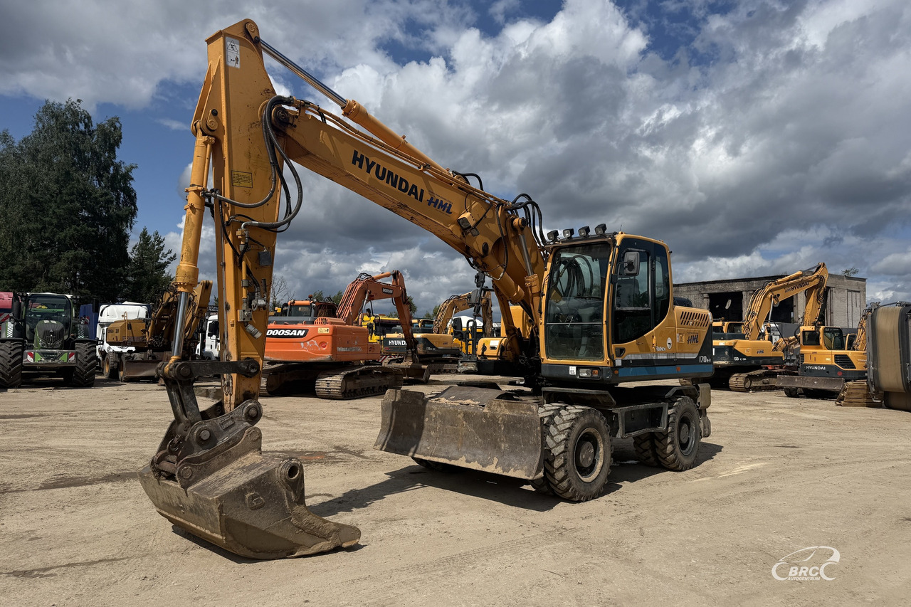 Hyundai Robex - حفارة على عجلات: صور 1 Hyundai Robex - حفارة على عجلات: صور 1