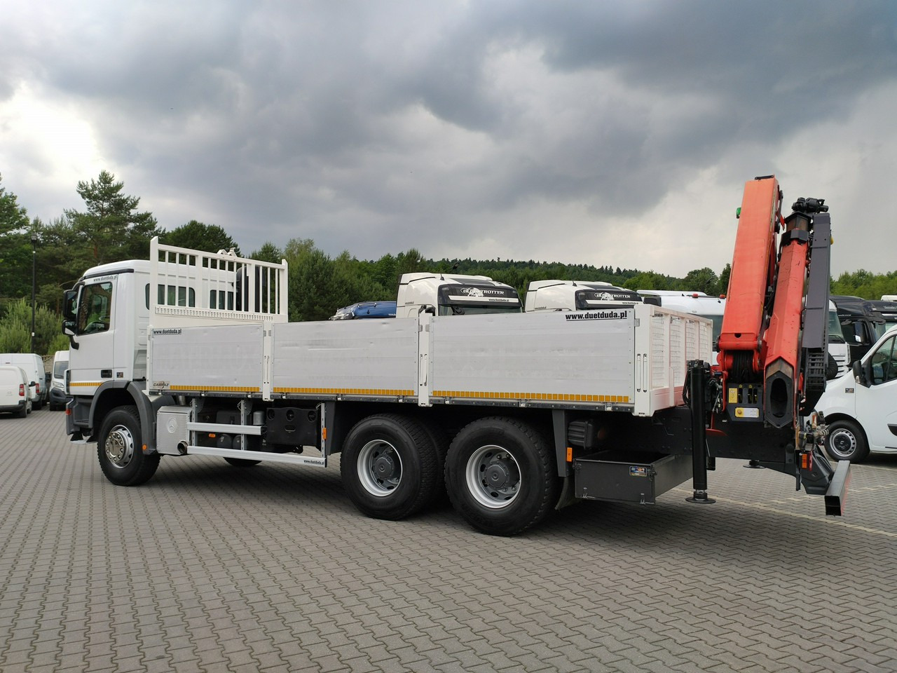 Mercedes Actros 2636 6x4 HDS Palfinger PK 18002-EH Rotato - شاحنات مسطحة, شاحنة كرين: صور 4 Mercedes Actros 2636 6x4 HDS Palfinger PK 18002-EH Rotato - شاحنات مسطحة, شاحنة كرين: صور 4