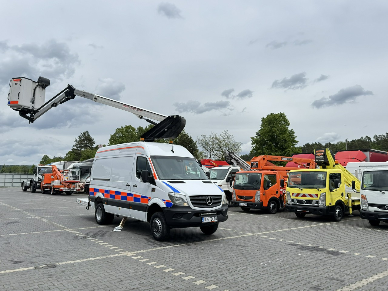 Mercedes Sprinter Zwyżka Podnośnik Koszowy KLUBB K42P UDT WUMAG GSR - مصاعد الازدهار محمولة على شاحنة: صور 5 Mercedes Sprinter Zwyżka Podnośnik Koszowy KLUBB K42P UDT WUMAG GSR - مصاعد الازدهار محمولة على شاحنة: صور 5